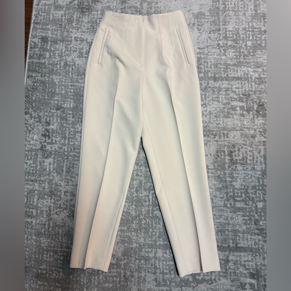 Zara Cream Women's Trousers
